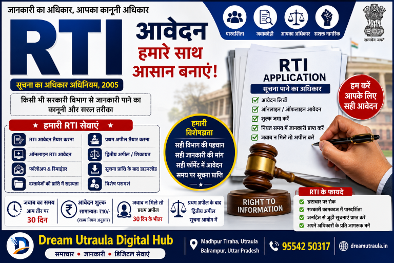 RTI आवेदन कैसे करें? सूचना का अधिकार अधिनियम 2005 की पूरी जानकारी और सभी Format