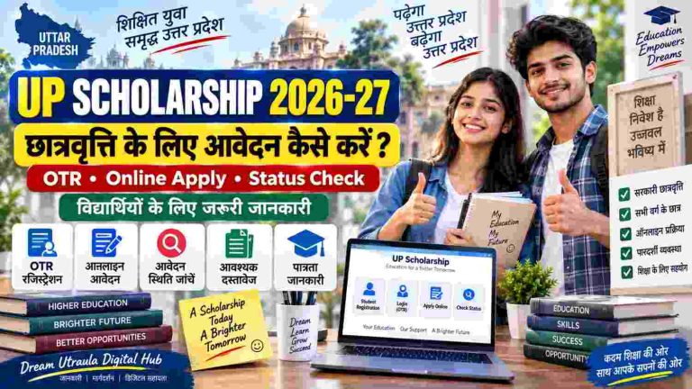 UP Scholarship 2026-27 Online Apply Guide